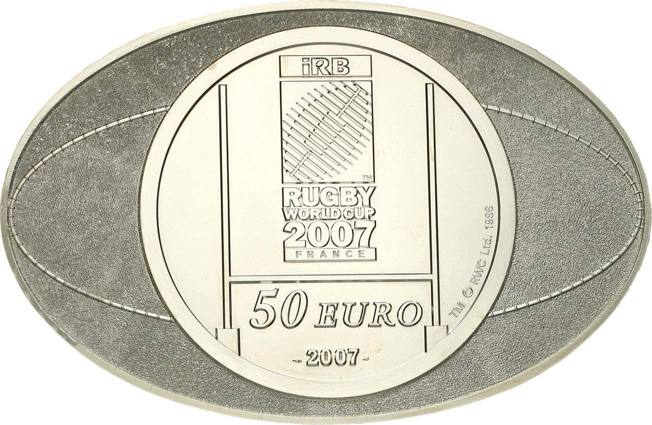Francja. 50 Euro 2007 Rugby World Cup